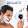 Medion Radio de Douche FM Bluetooth IPX6 Blanc