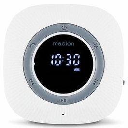 Medion Radio de Douche FM Bluetooth IPX6 Blanc