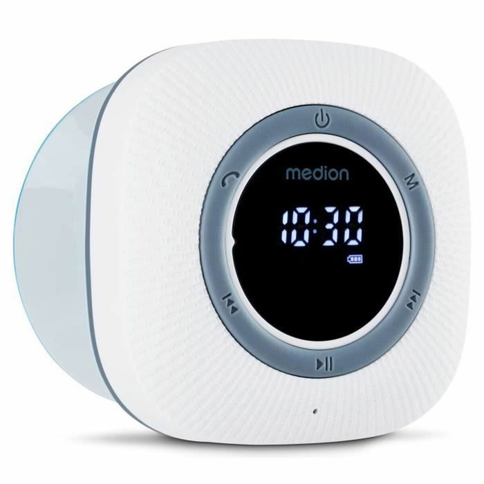Medion Radio de Douche FM Bluetooth IPX6 Blanc Medion Radio de Douche FM Bluetooth IPX6 Blanc