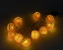 Guirlande lumineuse de citrouilles orange avec visage 120 cm