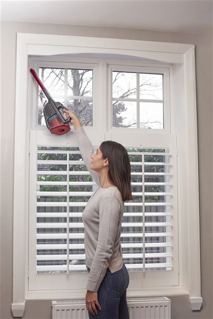 Black+Decker BHHV-315-J Aspirateur Main Sans Fil 12V Cyclonique avec Batterie Lithium, Position Verticale et Puissance Stable
