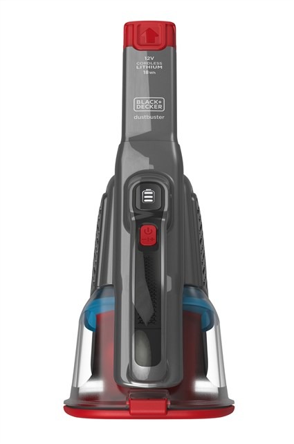 Black+Decker BHHV-315-J Aspirateur Main Sans Fil 12V Cyclonique avec Batterie Lithium, Position Verticale et Puissance Stable