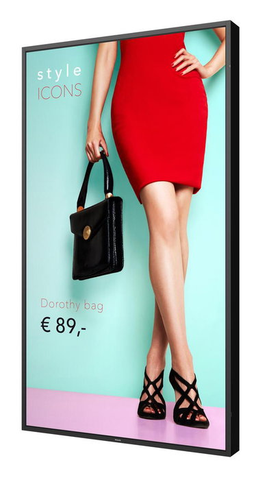 Philips - Écran d'affichage professionnel H-Line 55", Full HD (1920 x 1080), Haute luminosité 2500 cd/m², OPS, Android via module CRD50, HDMI, DisplayPort, USB