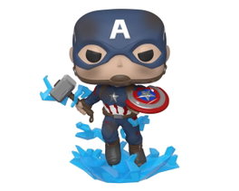 Funko Pop Marvel Avengers Endgame Captain America Figurine Vinyle 9 cm Collection