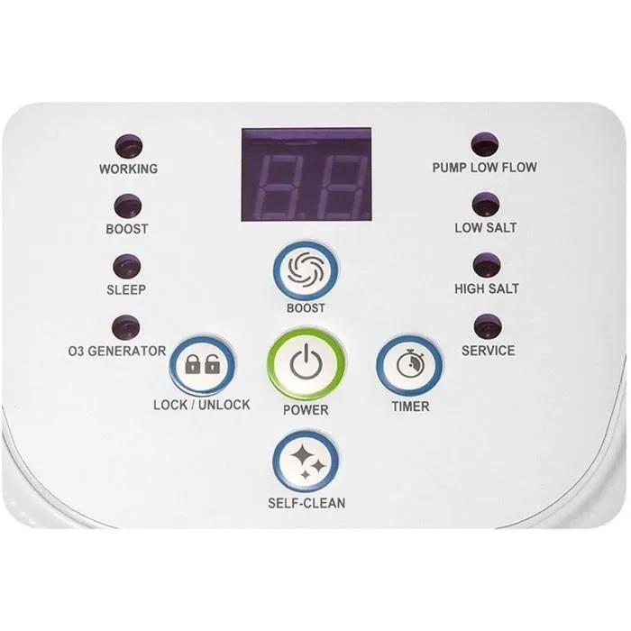 Intex Krystal Clear QS500 - Stérilisateur au sel électrocatalytique pour piscine jusqu'à 26.5 m³ - Système OEC