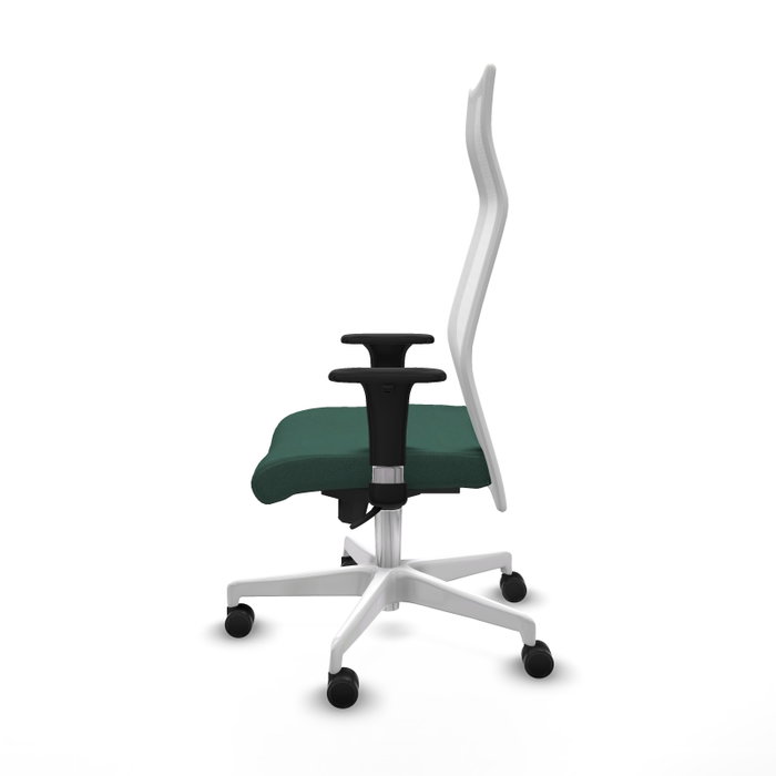 Piqueras y Crespo Chaise de Bureau Albacete XL Vert Bouteille et Blanc