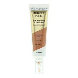 Max Factor Miracle Pure Fond de teint liquide & sérum 2-en-1, Moka