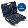 Scheppach Mallette à Outils WZK120 97 Pièces Bleu
