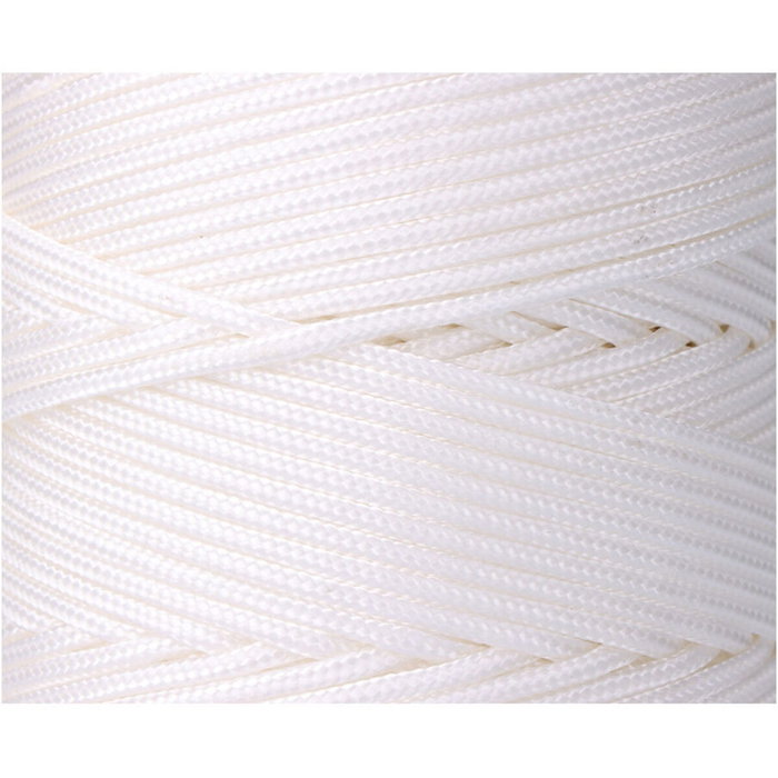 Cordon EDM 87917 Blanc polypropylène 3 mm x 200 m Tressé