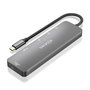 Hub USB Aisens ASUC-6P016-GR Gris Multicouleur