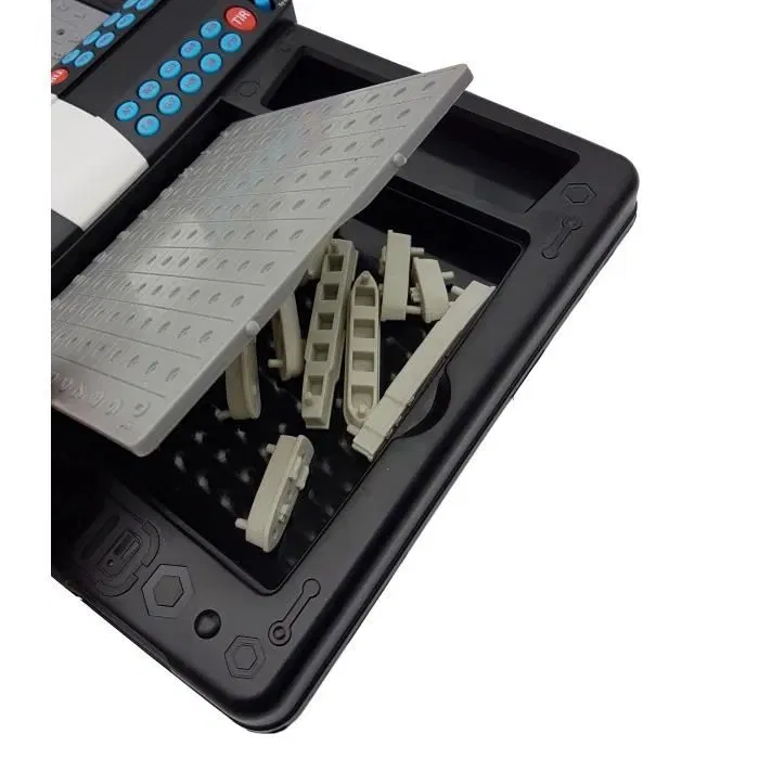 Lexibook Bataille Navale électronique parlante avec effets lumineux, 2 joueurs, 4 langues (FR/DE/IT/NL)