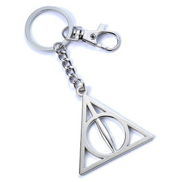THE CARAT SHOP Llavero Deathly Hallows Harry Potter plaqué argent