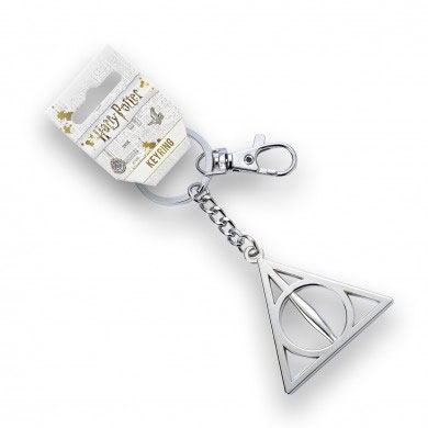 THE CARAT SHOP Llavero Deathly Hallows Harry Potter plaqué argent