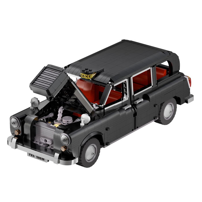 DEQUBE - CADA - Taxi Classique de Londres - Maquette de Construction à Contrôle Bluetooth - Modèle Détailé 1:12 avec Portes et Toit Ouvrants - Cadeau Collectionneur DEQUBE - CADA - Taxi Classique de Londres - Maquette de Construction à Contrôle Bluetooth - Modèle Détailé 1:12 avec Portes et Toit Ouvrants - Cadeau Collectionneur