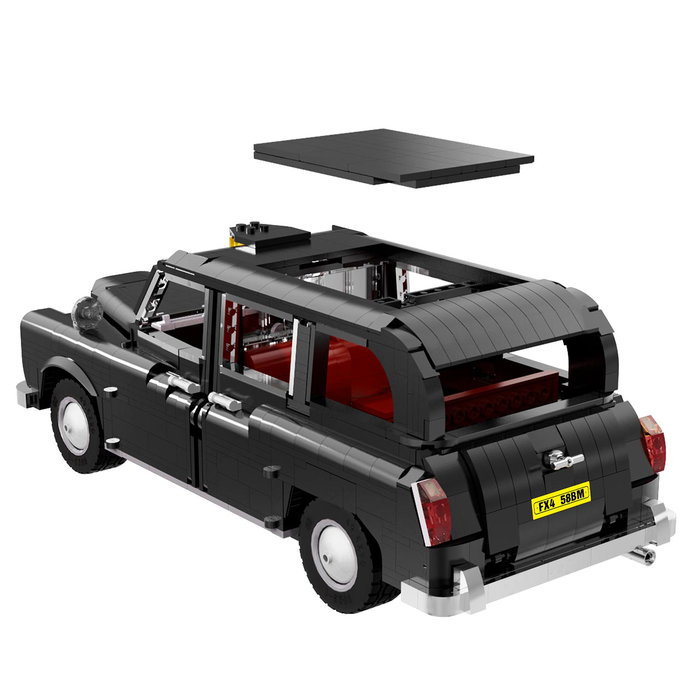 DEQUBE - CADA - Taxi Classique de Londres - Maquette de Construction à Contrôle Bluetooth - Modèle Détailé 1:12 avec Portes et Toit Ouvrants - Cadeau Collectionneur DEQUBE - CADA - Taxi Classique de Londres - Maquette de Construction à Contrôle Bluetooth - Modèle Détailé 1:12 avec Portes et Toit Ouvrants - Cadeau Collectionneur