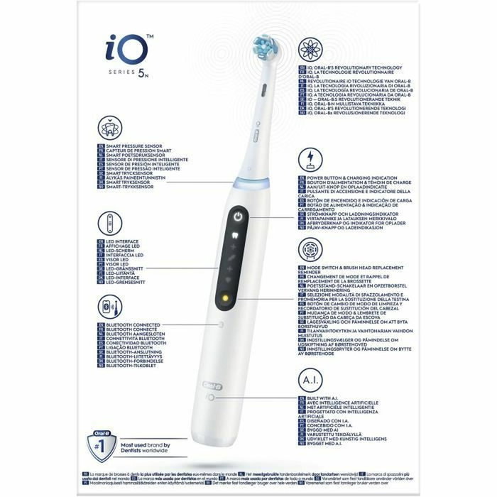 Oral-B iO5n Quite Blanc avec Étui de Voyage Oral-B iO5n Quite Blanc avec Étui de Voyage