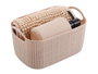 Berilo Set de 3 pièces pour salle de bain beige 24x14x15 cm (Set de 12)