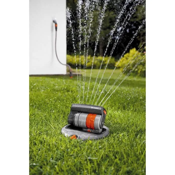 Gardena Kit Arroseur Oscillant Escamotable OS140 - Pour Surfaces Jusqu'à 140 m² - Portée 15 m - Arrosage Rectangulaire Uniforme Gardena Kit Arroseur Oscillant Escamotable OS140 - Pour Surfaces Jusqu'à 140 m² - Portée 15 m - Arrosage Rectangulaire Uniforme