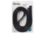 Berilo Manguera de Douche 2 m Noir Plastique 23x2x16 cm (Set de 12)