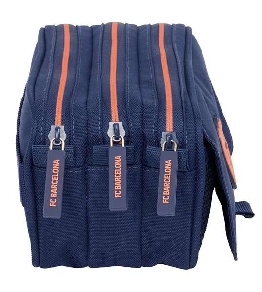 Safta Portatodo triple big FC Barcelone 2ème équipement 21.5x10x8 cm - Coffret de rangement officiel