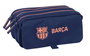 Safta Portatodo triple big FC Barcelone 2ème équipement 21.5x10x8 cm - Coffret de rangement officiel