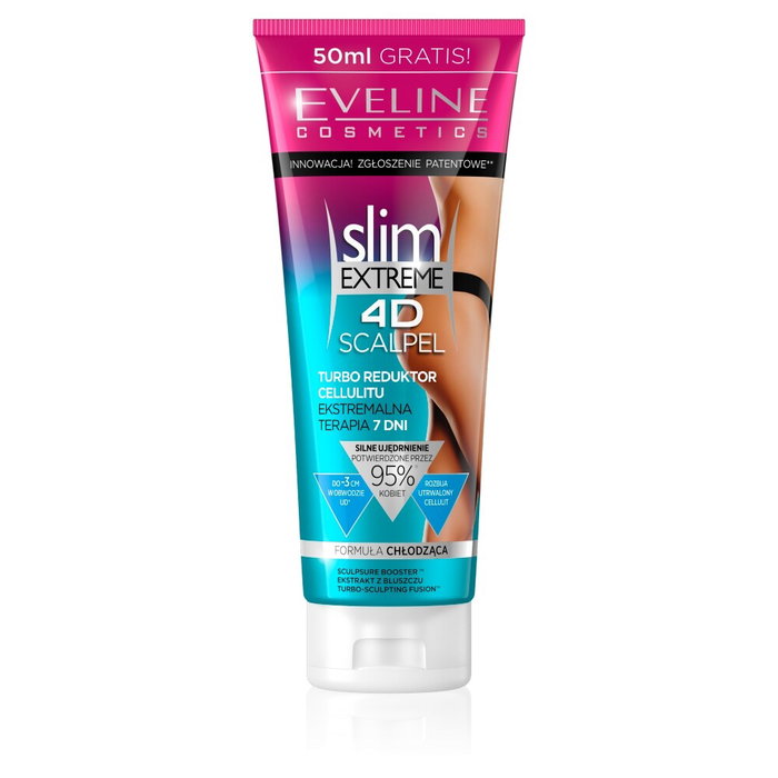 Eveline Cosmetics Slim Extreme 4D Crème amincissante pour les cuisses, 250 ml Eveline Cosmetics Slim Extreme 4D Crème amincissante pour les cuisses, 250 ml