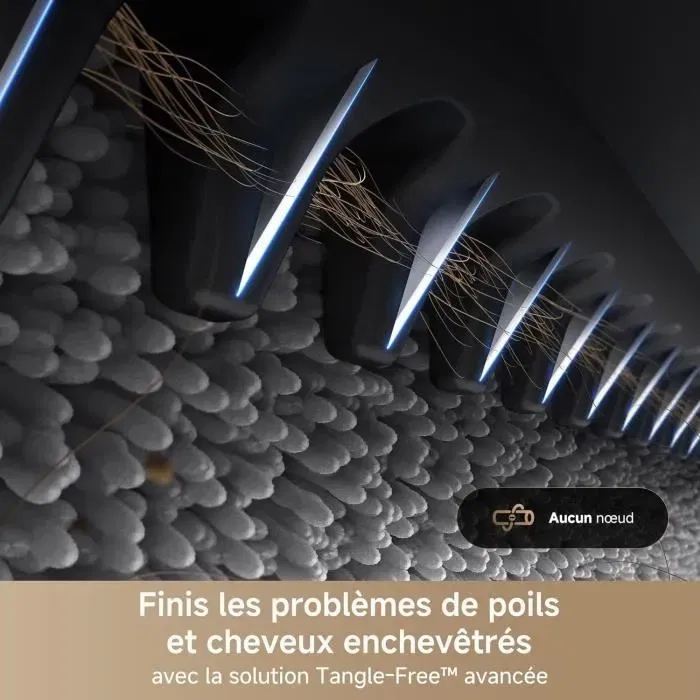 MOVA X4 PLUS Aspirateur Balai Laveur Anti-Enchevêtrement - Nettoyage Auto 100 °C - Puissance d'Aspiration 20 kPa - Autonomie 45 min - Réservoir 730 ml