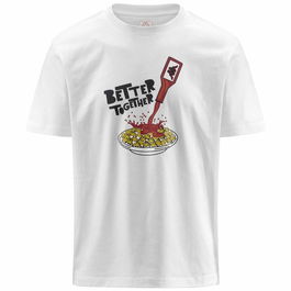 T-shirt à manches courtes homme Kappa Glesto Tbar Blanc