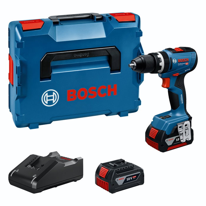 Bosch GSB 18V-65 Perceuse-visseuse à percussion avec 2 x 5,0 Ah Bosch GSB 18V-65 Perceuse-visseuse à percussion avec 2 x 5,0 Ah