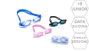 Poessa Lunettes de Natation Junior Anti-Buée