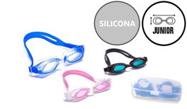 Poessa Lunettes de Natation Junior Anti-Buée