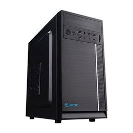 Hiditec Q5 Boîtier PC Midi Tower Micro ATX Noir USB 3.1 Type-C Lector SD