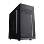 Hiditec Q5 Boîtier PC Midi Tower Micro ATX Noir USB 3.1 Type-C Lector SD