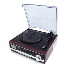 Camry Tourne-disque CR 1113 avec radio PLL et haut-parleurs