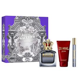 Jean Paul Gaultier Coffret Scandal Pour Homme: Eau de Toilette 100ml + Eau de Toilette 10ml + Gel Douche 75ml