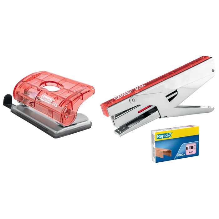 Perforeuse Rapid Rapid Colour'Breeze FC5 Corail