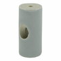 F-Line Dérivateur de câbles cylindrique en porcelaine blanche, 5 unités