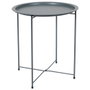 Home Deco Factory Mesa Auxiliar Sienna Gris D.47