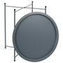 Home Deco Factory Mesa Auxiliar Sienna Gris D.47
