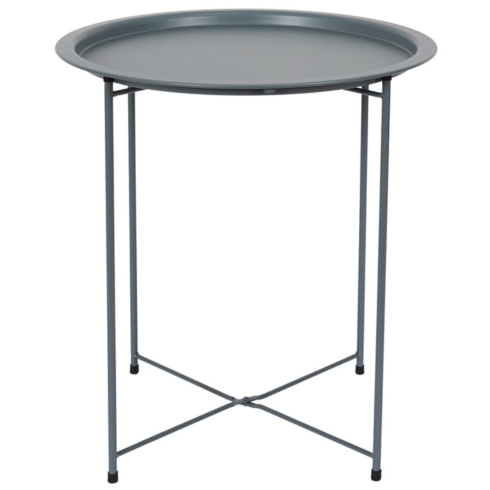 Home Deco Factory Mesa Auxiliar Sienna Gris D.47 Home Deco Factory Mesa Auxiliar Sienna Gris D.47