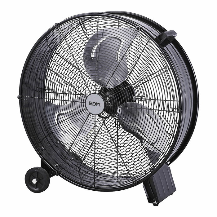 Ventilateur de Sol EDM 33525 Noir 180 W Ø 60 cm industriel Ventilateur de Sol EDM 33525 Noir 180 W Ø 60 cm industriel