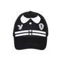 Karactermania - Gorra Infantil Miercoles Varsity - Casquette enfant ajustable en coton - 55-70 cm - Noir - Dimensions : 25 x 20 x 14 cm