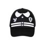 Karactermania - Gorra Infantil Miercoles Varsity - Casquette enfant ajustable en coton - 55-70 cm - Noir - Dimensions : 25 x 20 x 14 cm