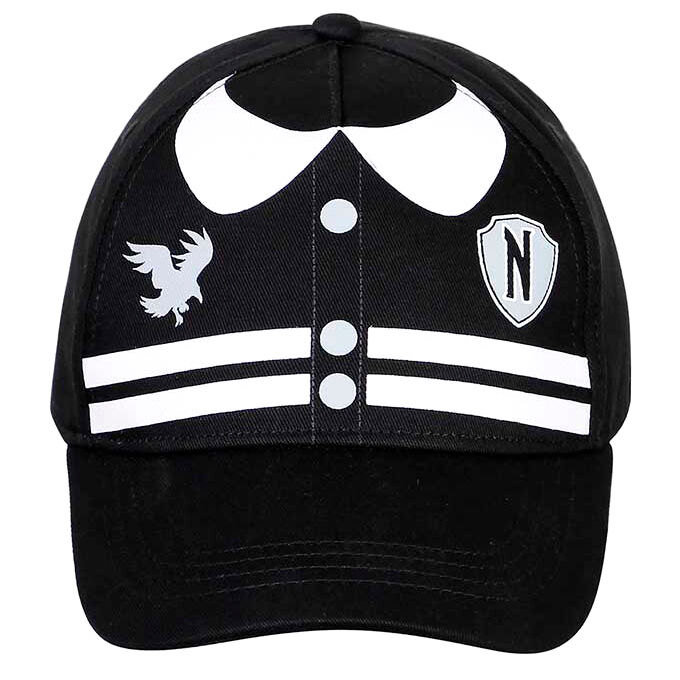 Karactermania Casquette Varsity Wednesday Noir