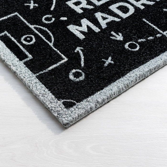 Felpudo Real Madrid en Fibre de Coco avec Base Antidérapante 60x40 cm - Paillasson Officiel