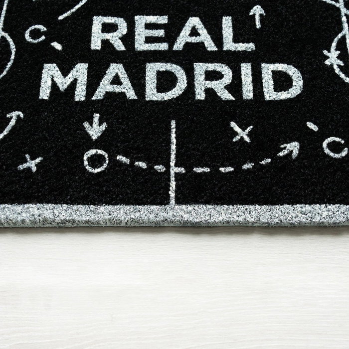 Felpudo Real Madrid en Fibre de Coco avec Base Antidérapante 60x40 cm - Paillasson Officiel