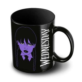 Karactermania Taza Miércoles Braid - Tasse céramique décorée, dimensions 9.5x13x7.8 cm, idéale boissons chaudes