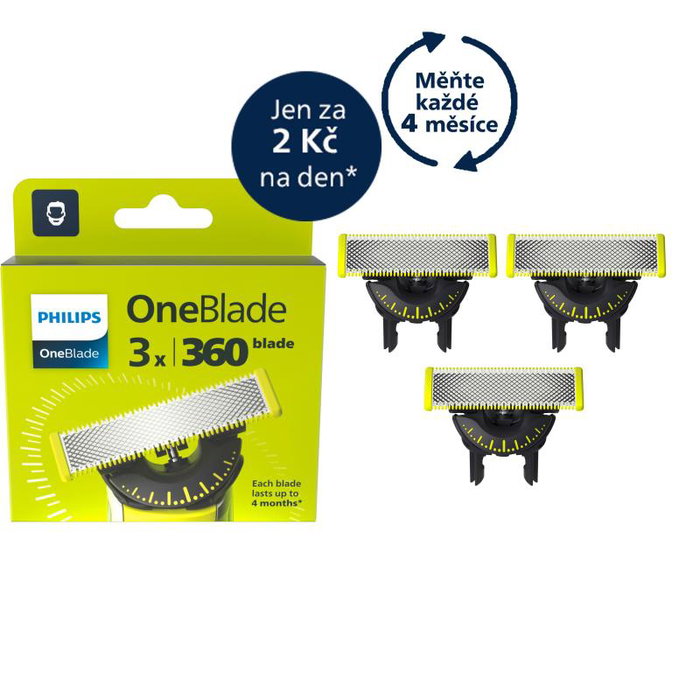 Philips Lame de rechange QP430/50 pour rasoir OneBlade 360 - Compatible avec OneBlade Philips Lame de rechange QP430/50 pour rasoir OneBlade 360 - Compatible avec OneBlade