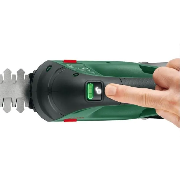 Bosch AdvancedShear 18 - Cisailles Sans Fil 18V Polyvalentes avec 2 Lames (200 mm et 100 mm) pour Haies, Herbe et Bordures, Livrée avec Batterie et Chargeur
