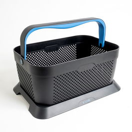 Rati Panier - Bleu V01762, Panier de Courses pour Voiture, Design Moderne, Fabriqué à 92,3 % en Plastique Recyclé